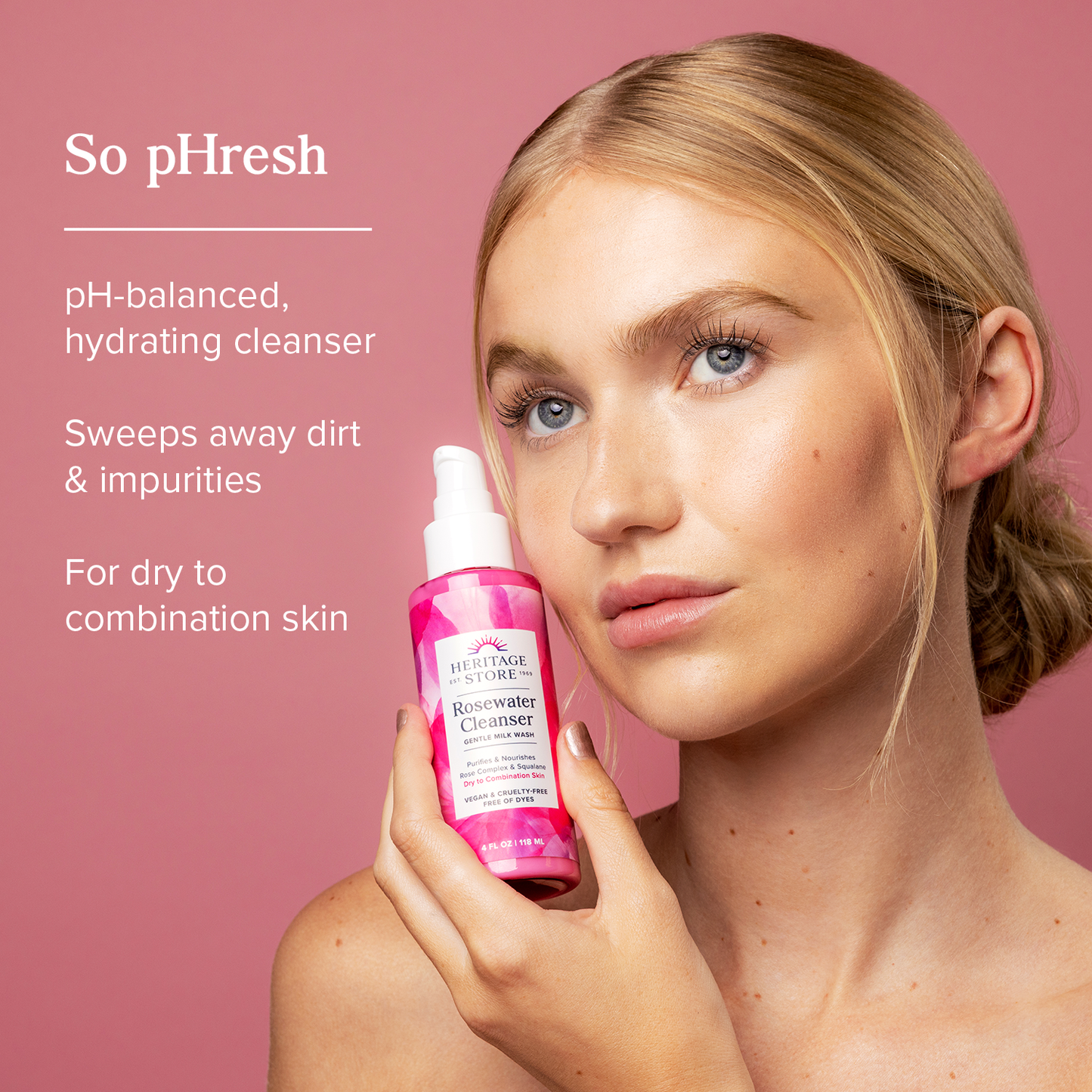 Rosewater Cleanser 4 oz
