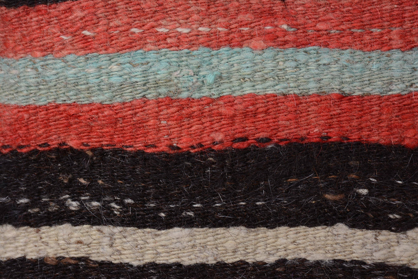 Ethnic Striped Kilim Throw Pillow 12x12 Vintage