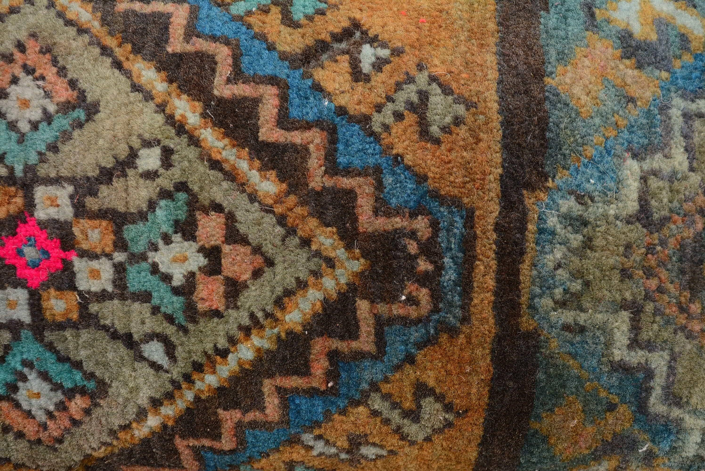 Turkish Kilim Lumbar Pillow Handwoven for Sofa
