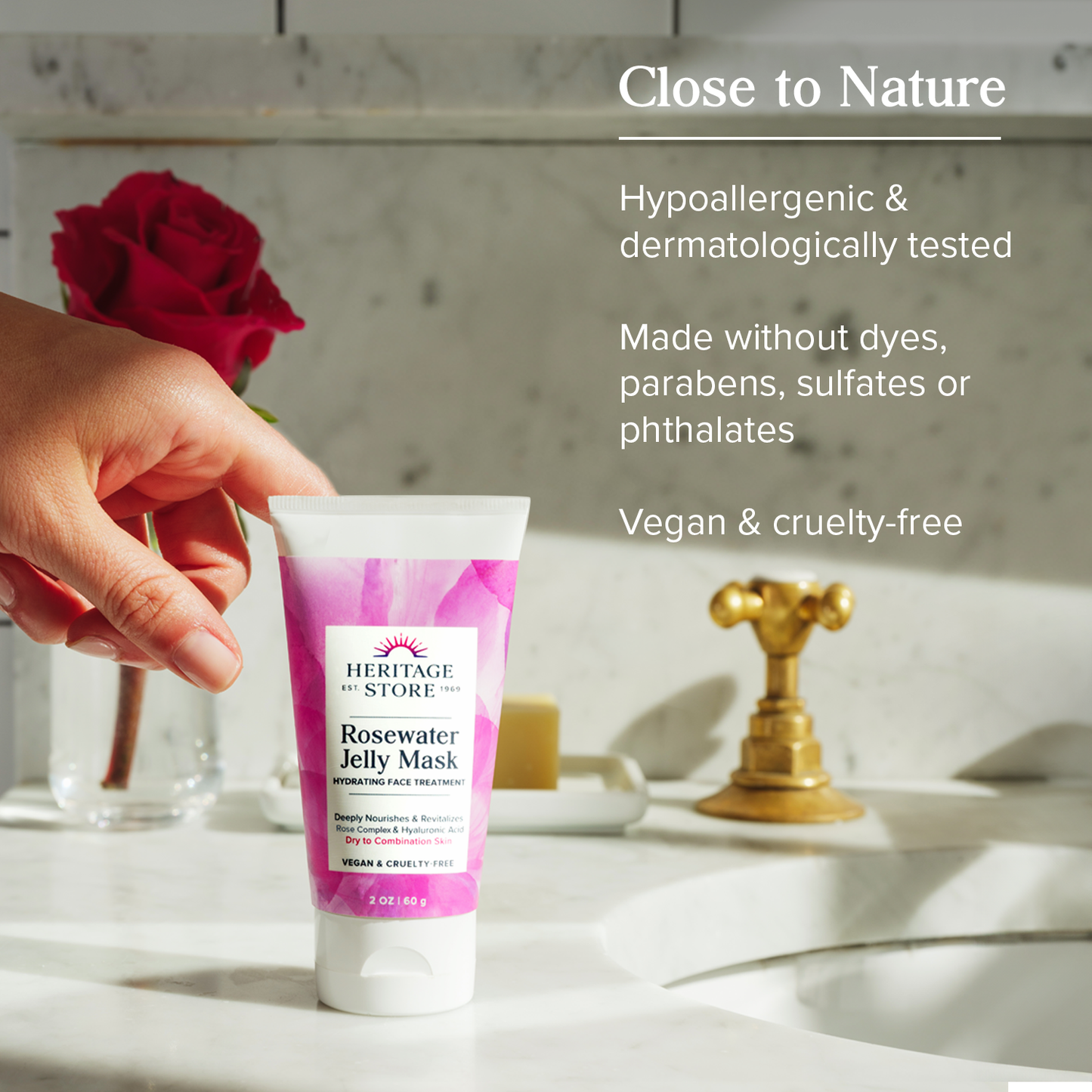 Rosewater Jelly Mask 2 oz