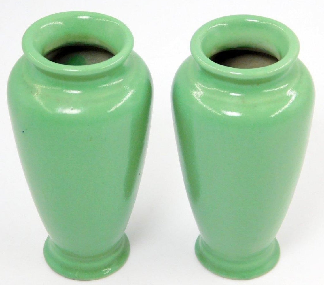 Pair of Tepeco Aqua Vase