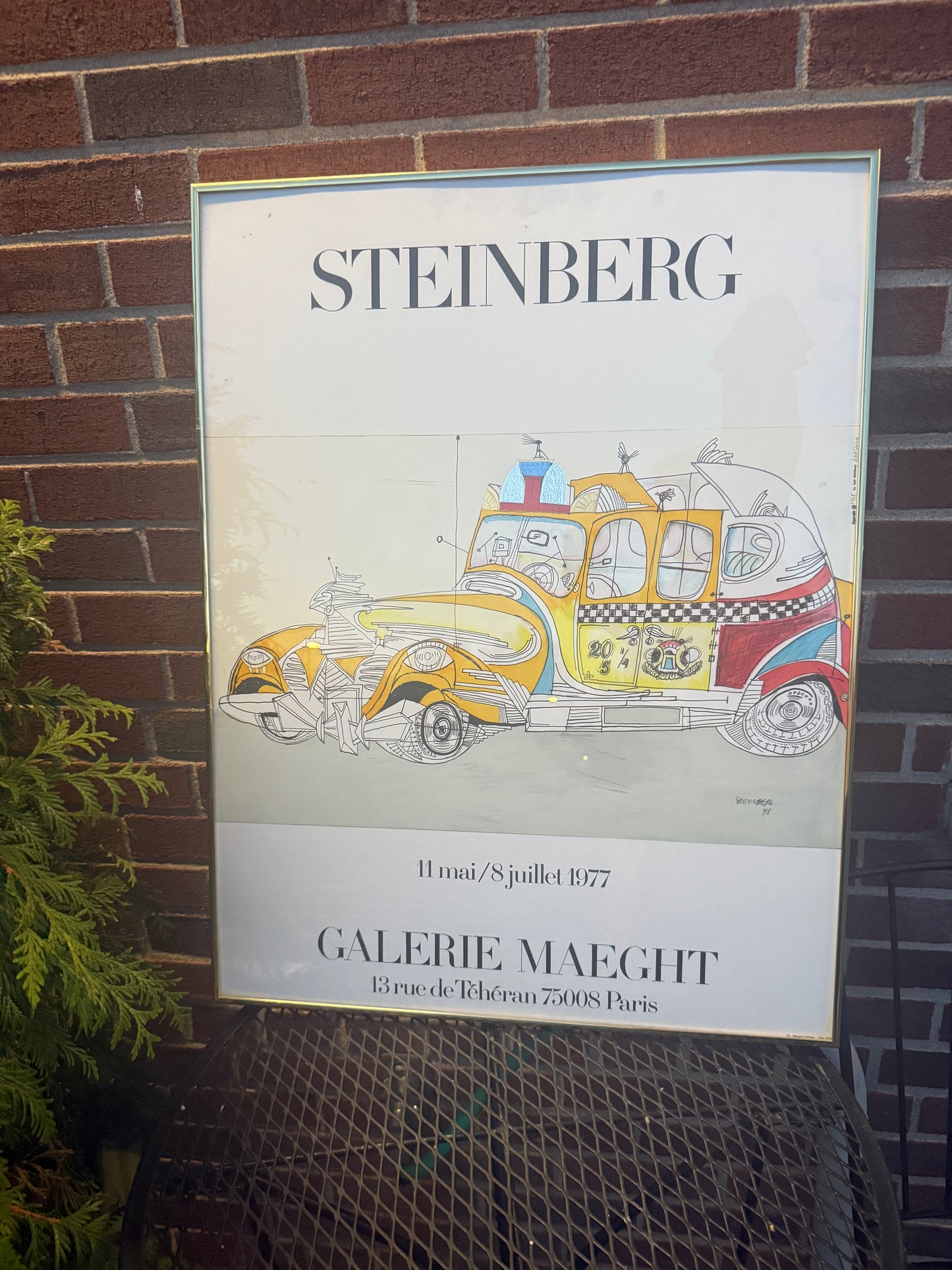 Steinberg Galerie Maeght Poster