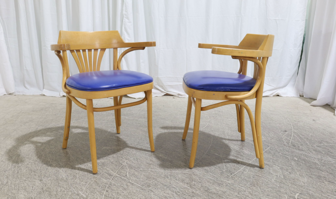 Bentwood Thonet Chair signed (set of 2)