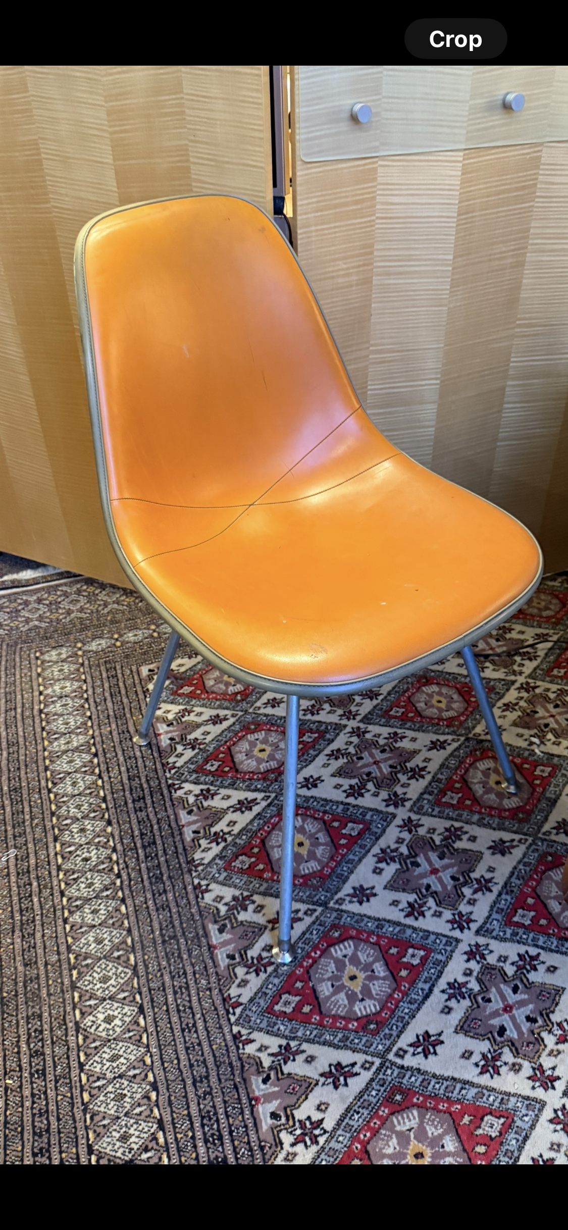 MCM Herman Miller Padded Shell Chair