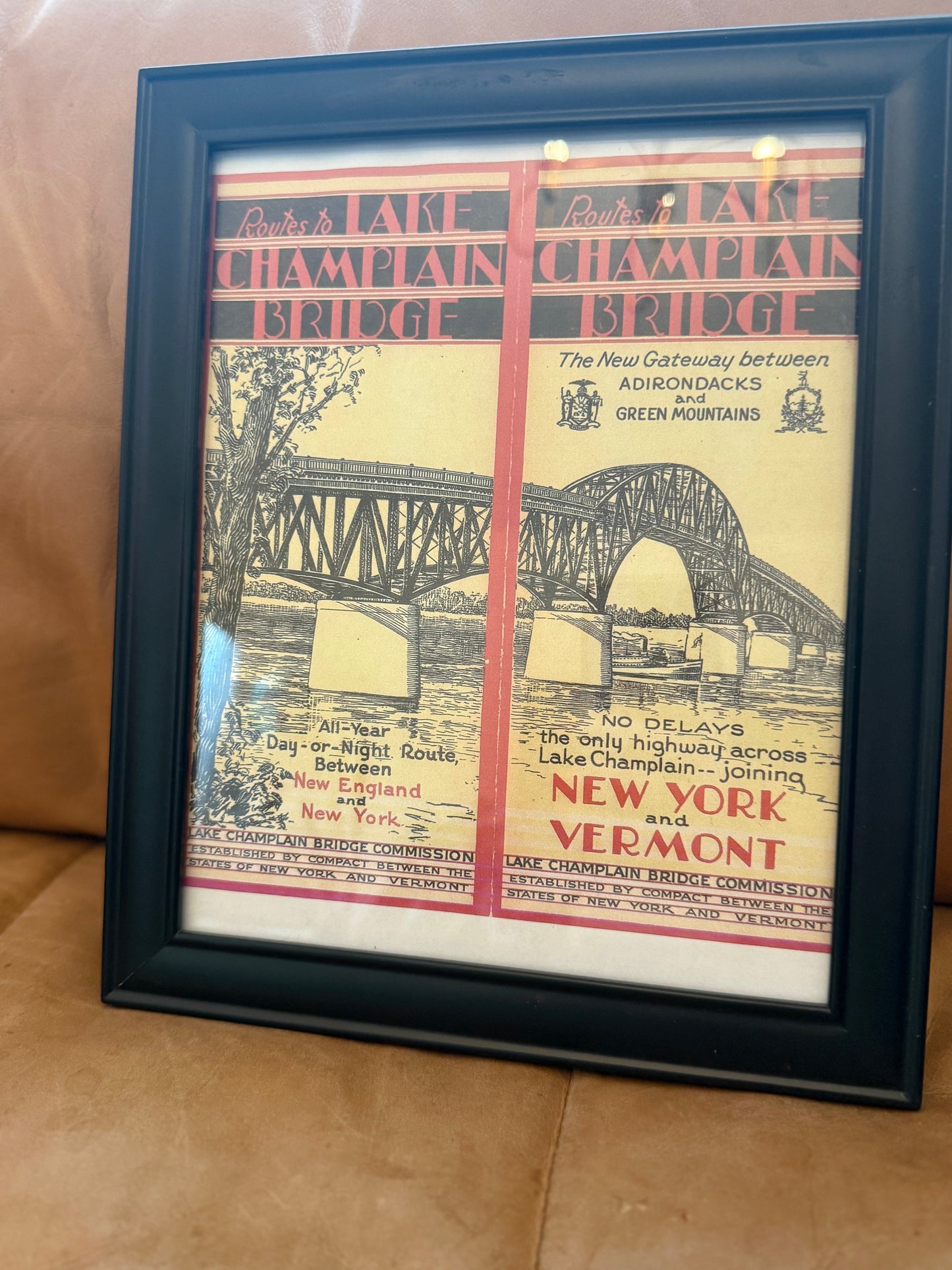 Lake Champlain Bridge Advert