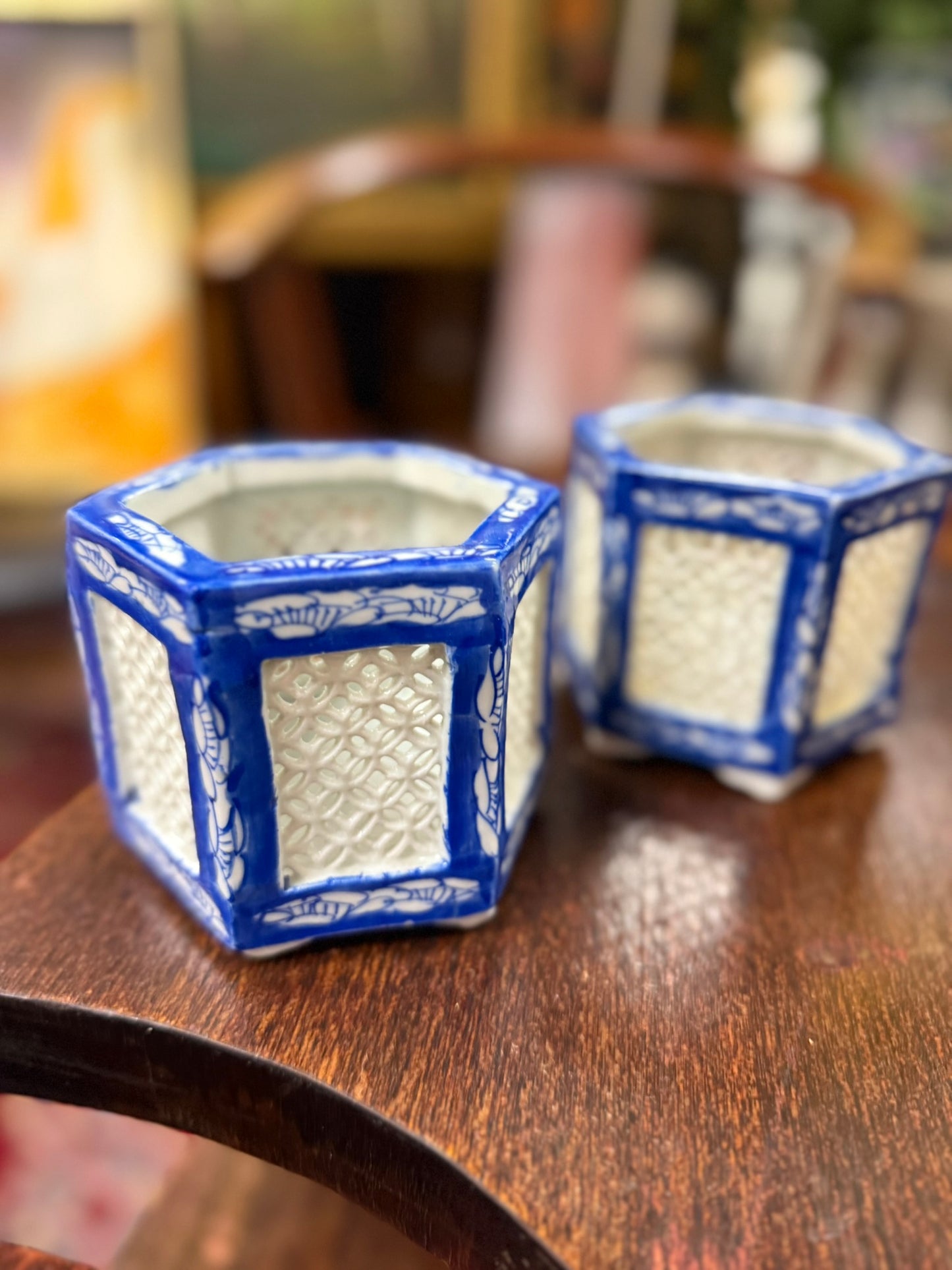 Antique Cricket Pots (Pair)