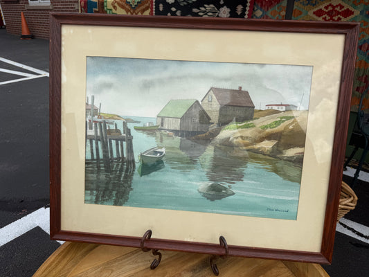 Signed Water Color Nova Scotia