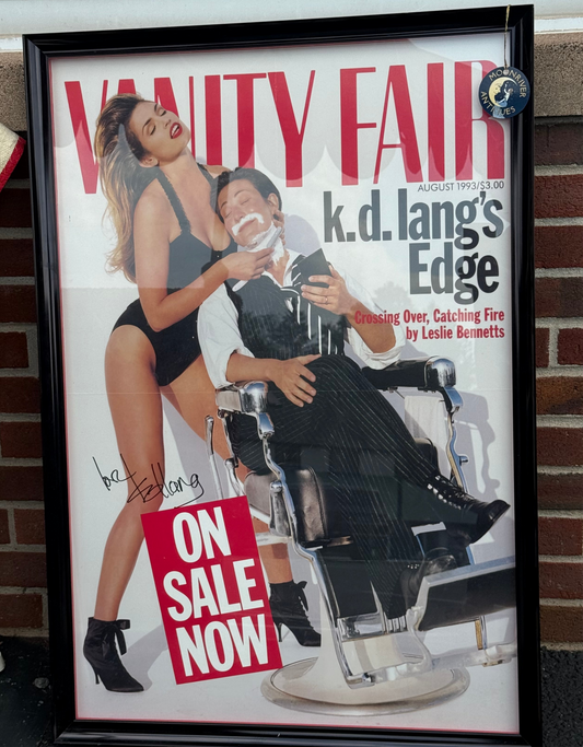 Vanity Fair k.d.Lang Signed Poster