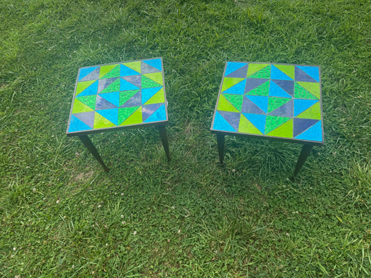 Mid Century Briard Mosaic Table