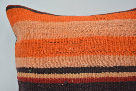 Kilim Bohemian Striped Pattern Throw Pillow Covers 14x14