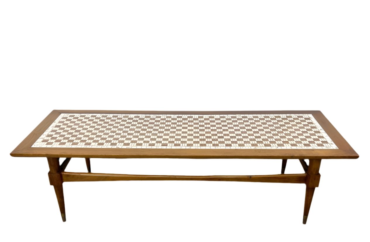 MCM Tile Top Coffee Table