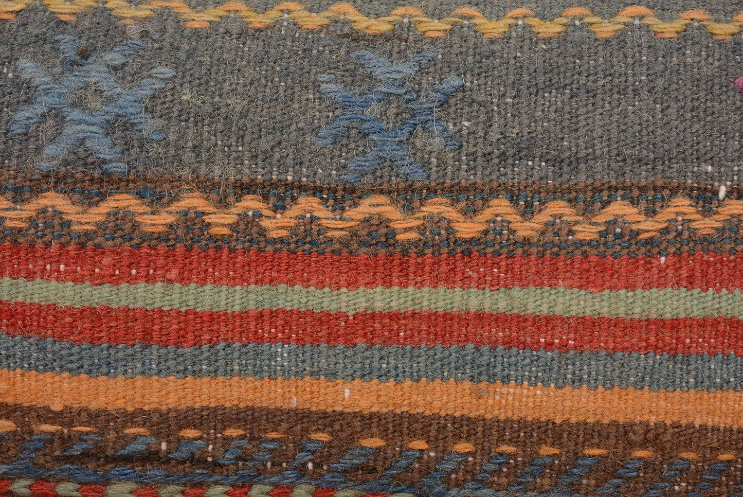 Kilim Boho Lumbar Pillow Cover 10x20 Home Decor