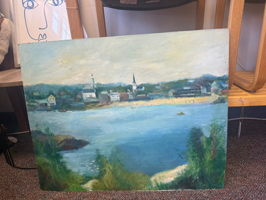 Seaside Oil on Board