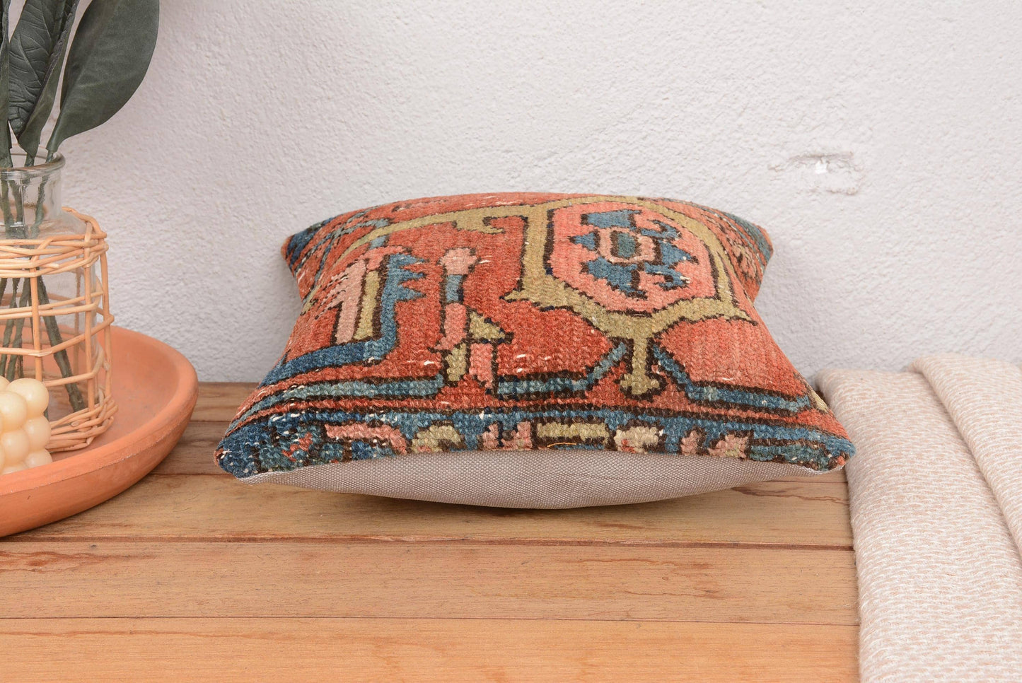 Turkish Kilim Handmade Vintage Designer Cushion 12x12