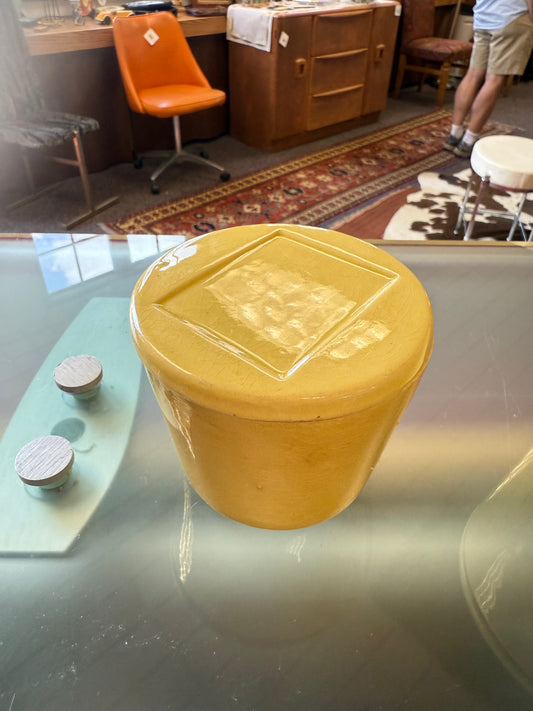 Kraft Yellow Ceramic Container (Small)