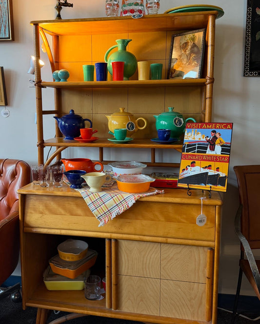 Heywood Wakefield Cabinet & Display Shelf