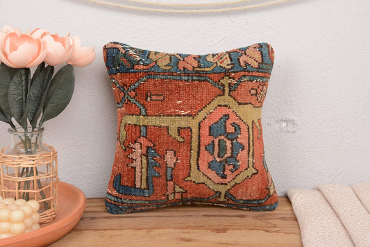 Turkish Kilim Handmade Vintage Designer Cushion 12x12