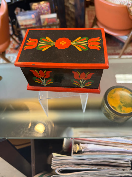 Painted Wooden Box