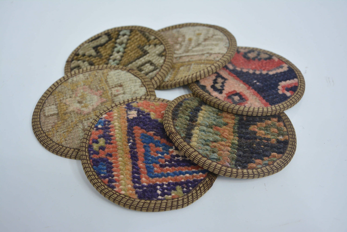 Drink Coaster Set - Tribal, Ethnic, Kitchen Decor Gift