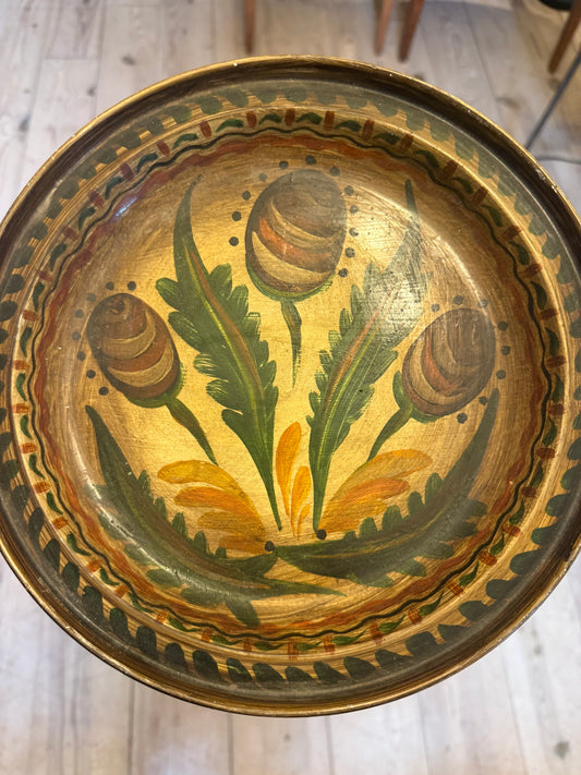 Tin Painted Plate