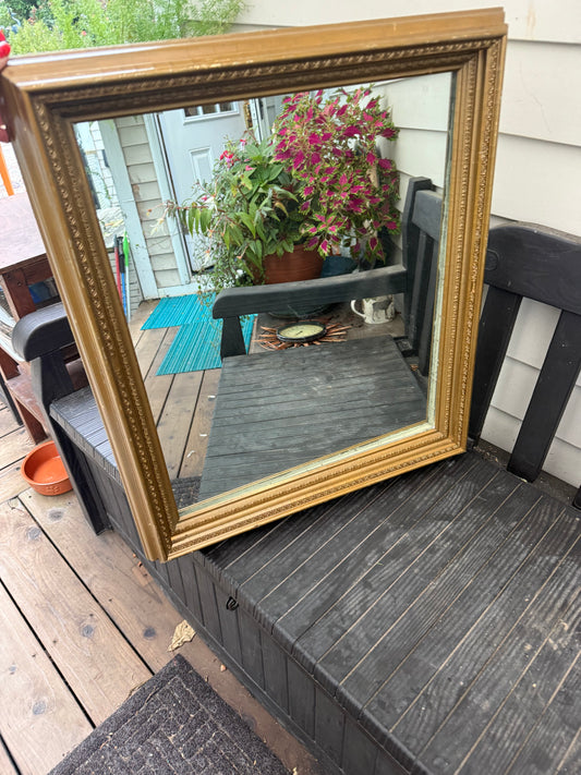 Gold Framed Mirror
