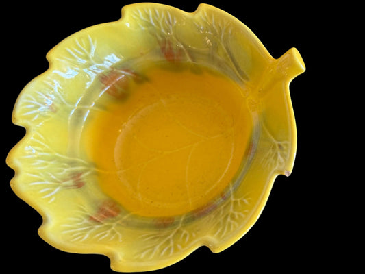 CA Pottery Leaf Bowl