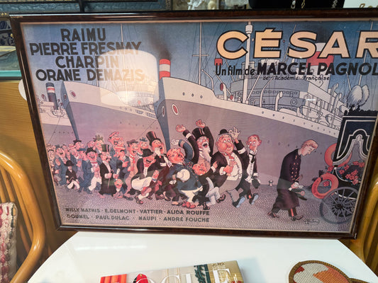 Albert Dupout Framed Film Poster