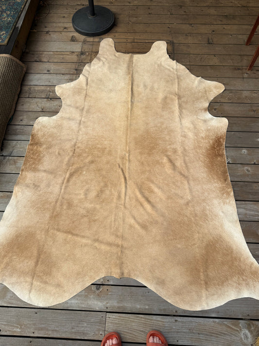 Champagne Colored Cowhide