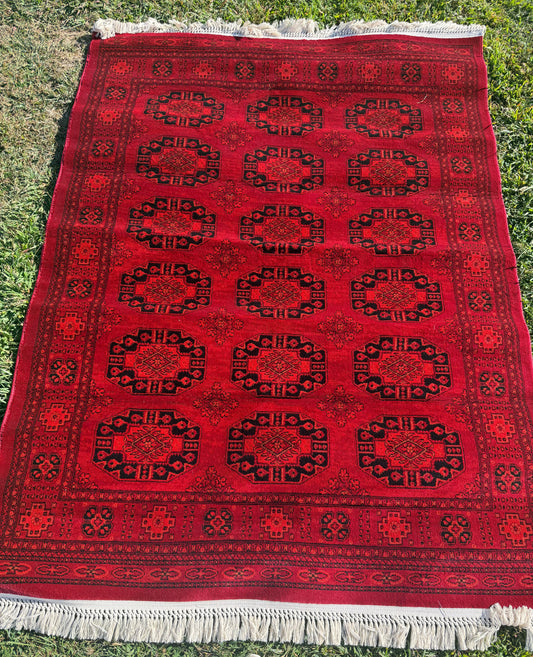 NEW Persian Red Rug (5’3” by 7’3”)