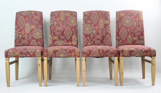 Upholstered Kilim Chair (set of 2)