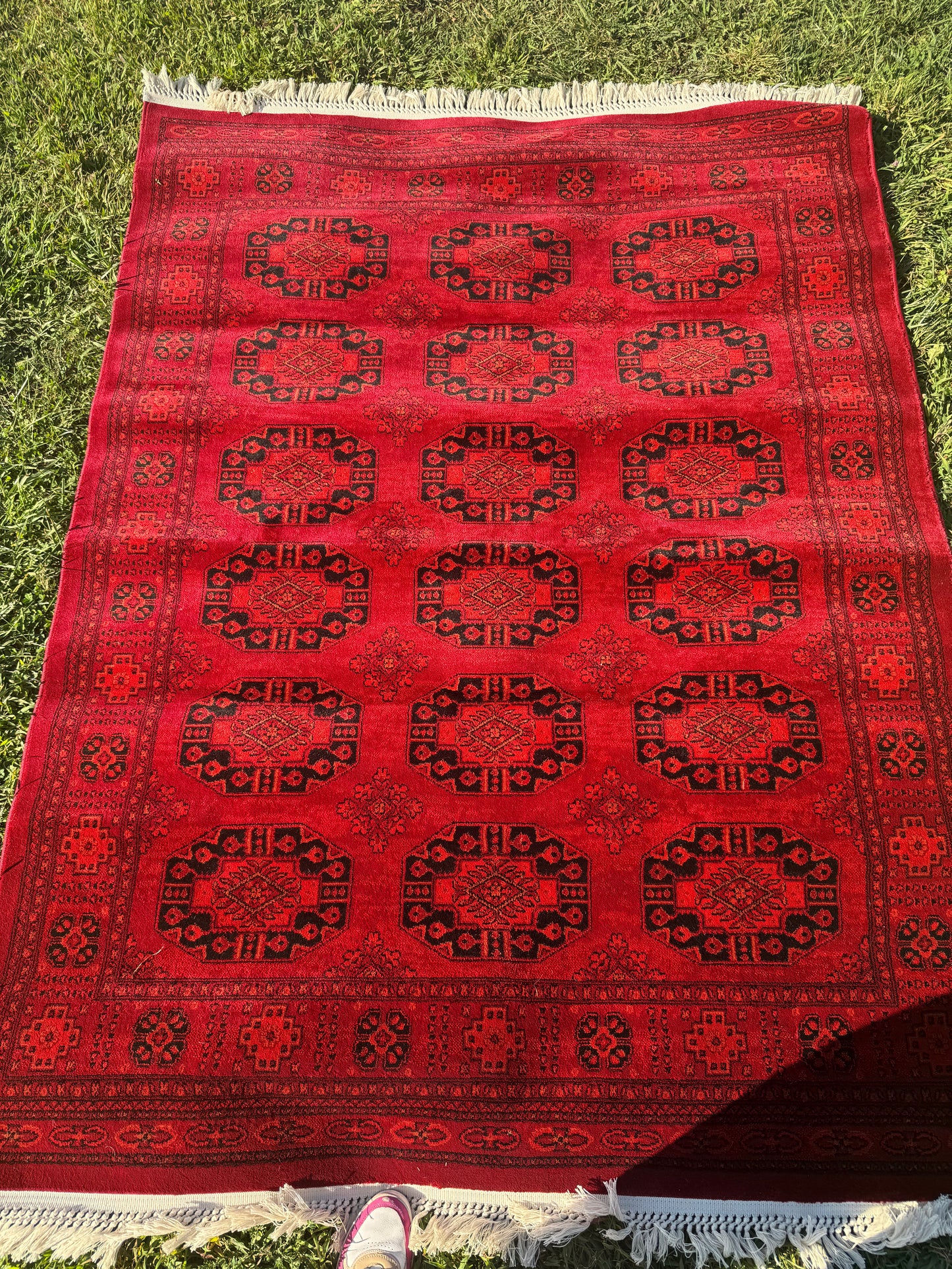 NEW Persian Red Rug (5’3” by 7’3”)