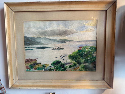 Hudson Bay Watercolor Painting