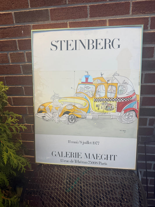 Steinberg Galerie Maeght Poster