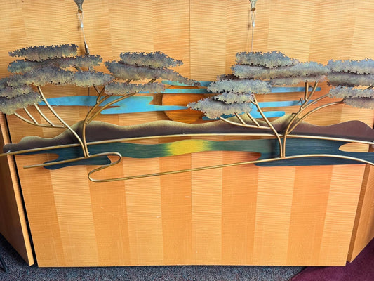 Mid Century Metal Wall Art