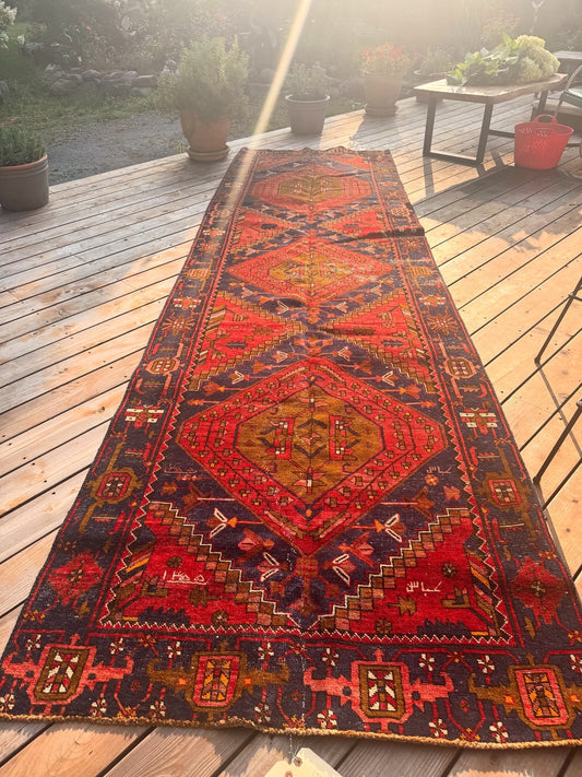 Oriental Handwoven Runner 13.5’ by 4’