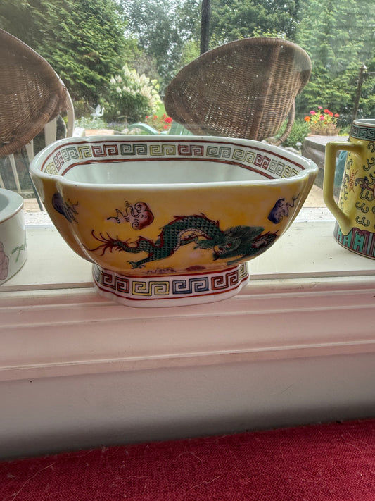 Yellow Chinese Bowl