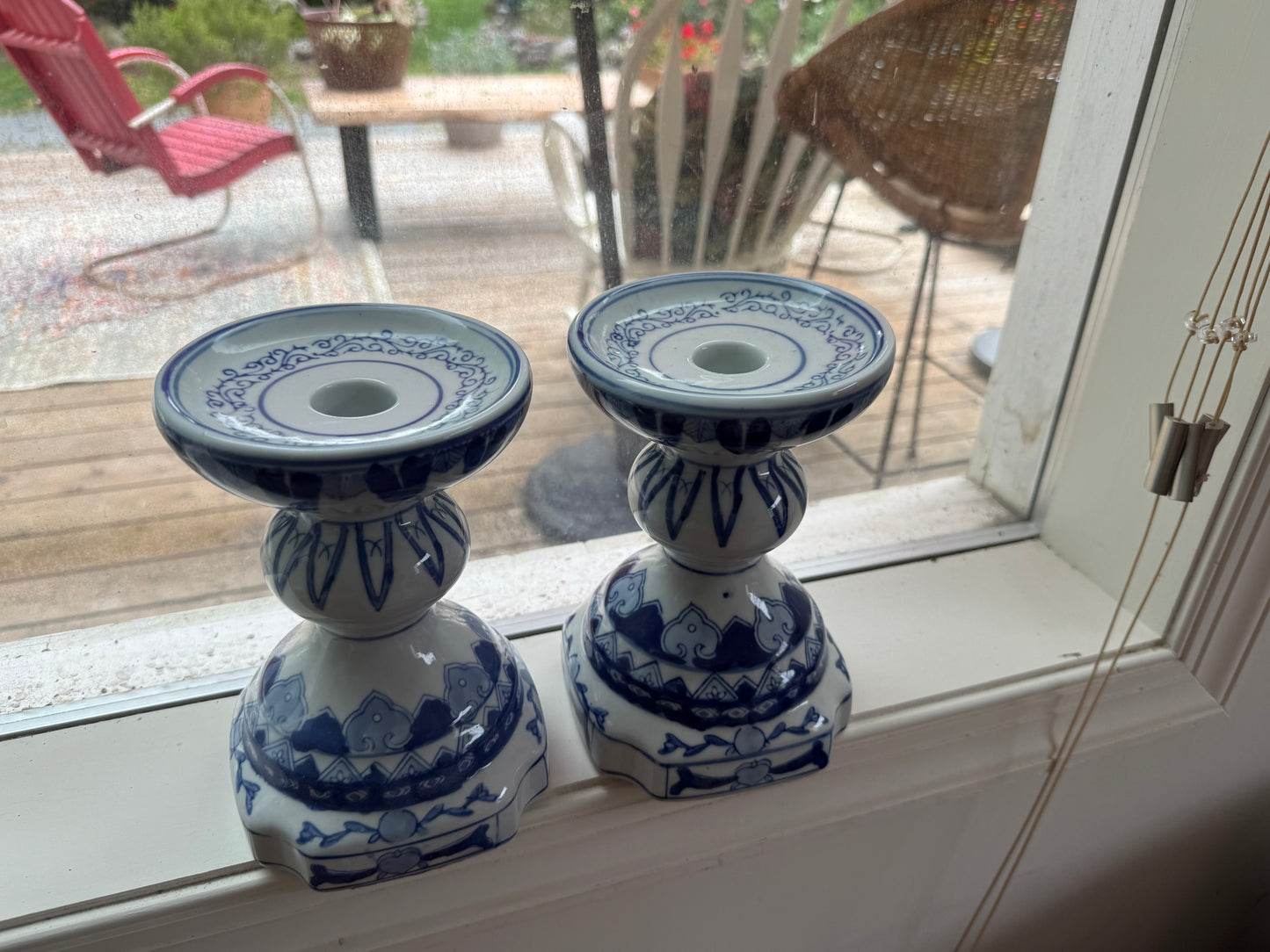 Pair of Asian Pedestal Holders