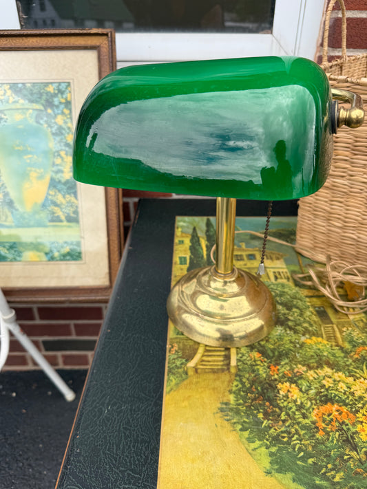 Vintage Banker's Lamp