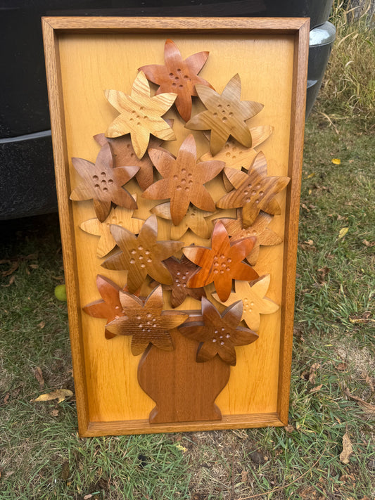 Dewalt Wooden Flower Art