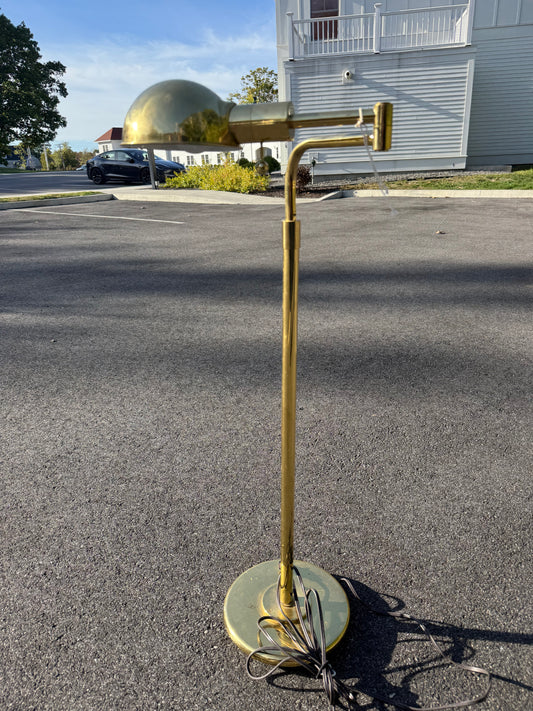 Mid Century Brass Floor Lamp