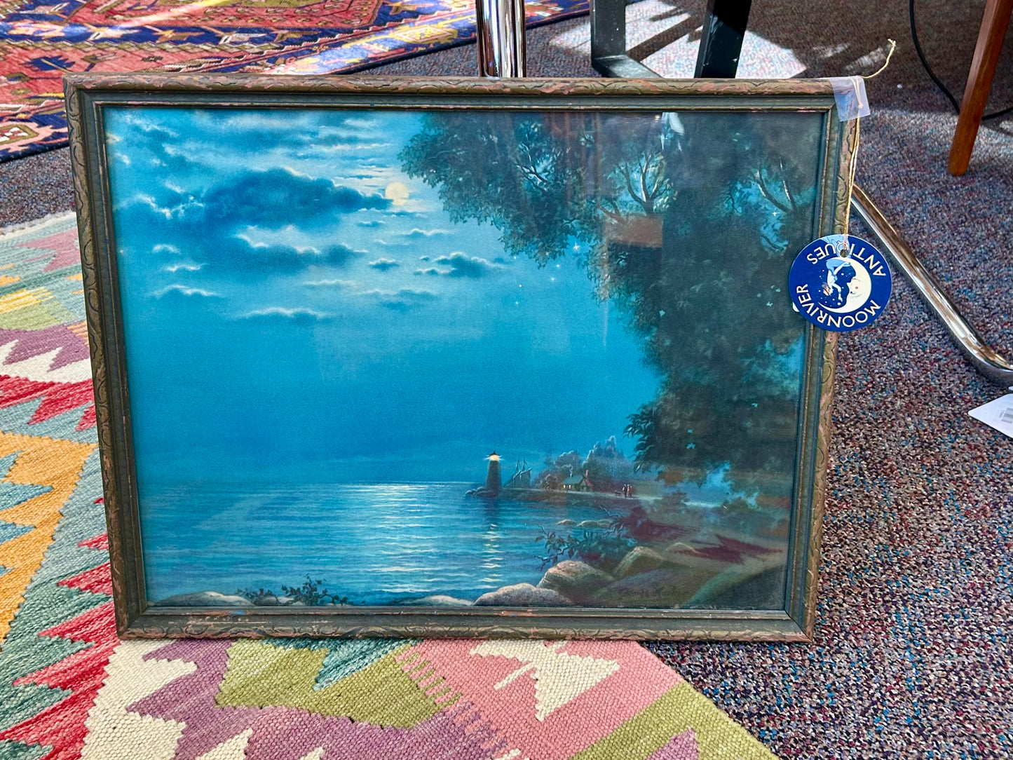Framed George Hacker  Vintage Print