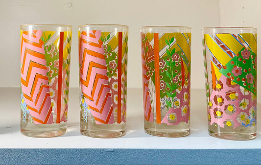 TASESETTER 4 Vintage Double Old Fashioned Glasses