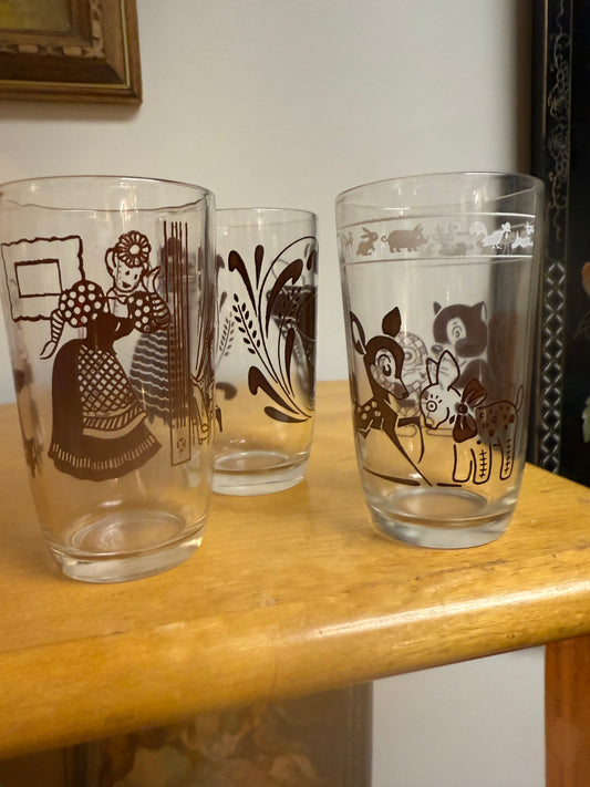 Hazel Atlas Juice Glasses (set of 3)