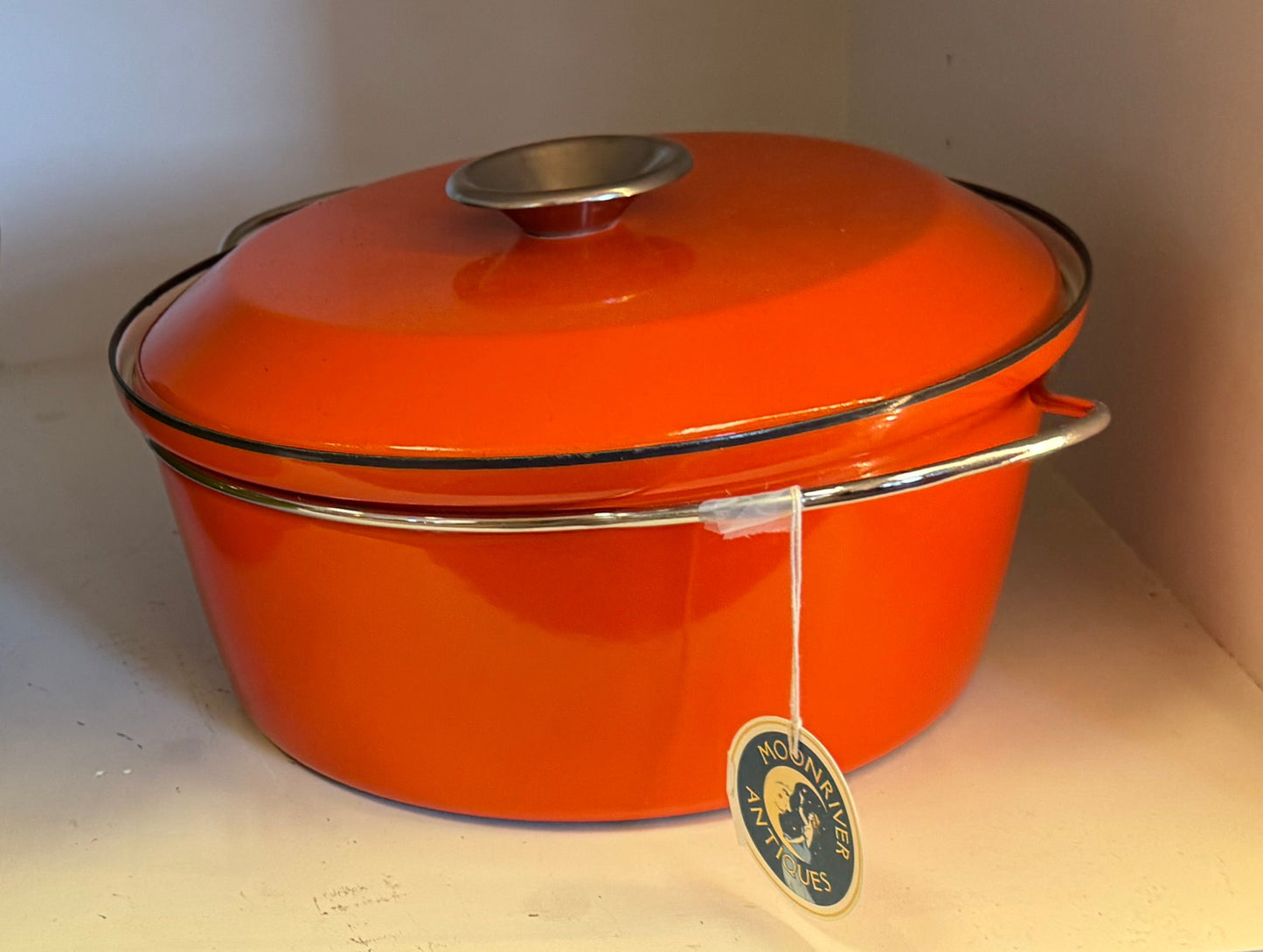 Cathrineholm Covered Pot (Orange)