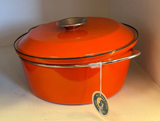 Cathrineholm Covered Pot (Orange)