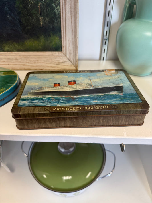 Cunard Antique Tin