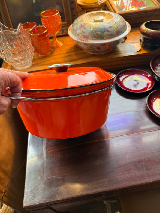 Cathrineholm Covered Pot (Orange)