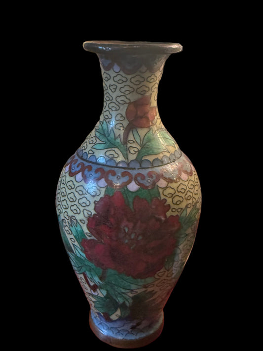 Petite Cloisonne Bud Vase