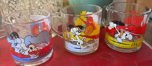 Collectible Garfield Glass