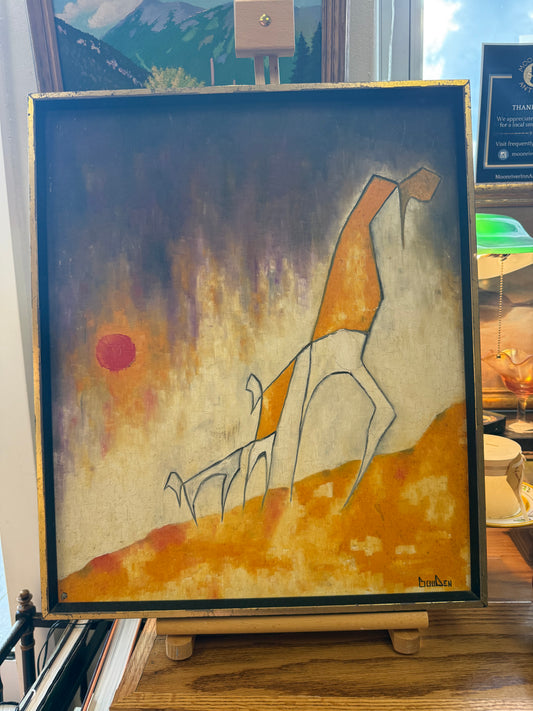 Modern Abstract Painting, Signed
